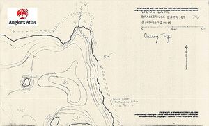 Contour map for Wood Lake, Ontario