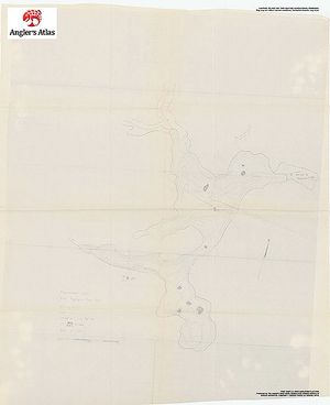Contour map for Magnetawan Lake, Ontario