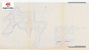 Contour map for Hambone Lake, Ontario