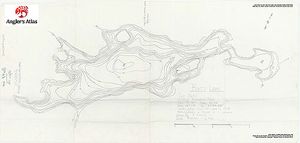 Contour map for Ralph Bice Lake, Ontario