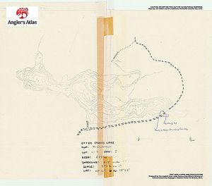 Contour map for Otter Lake, Ontario