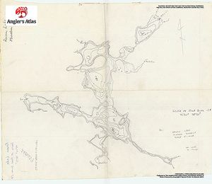 Contour map for Raven Lake, Ontario