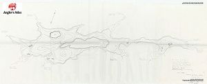 Contour map for Misty Lake, Ontario