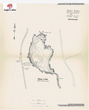 Contour map for Silver Lake, Ontario