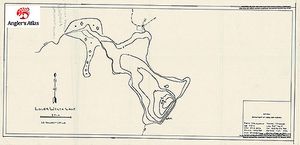 Contour map for Lower Welch Lake, Ontario
