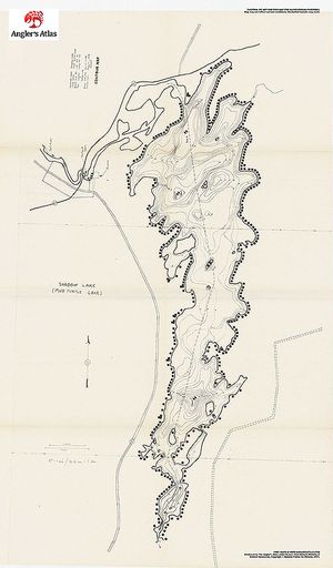 Contour map for Silver Lake, Ontario