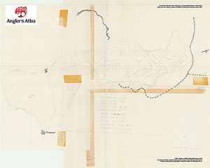 Contour map for Troutspawn Lake, Ontario