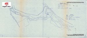 Contour map for Minden Lake, Ontario