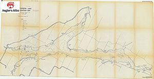 Contour map for Big Bob Channel, Ontario