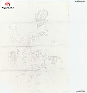 Contour map for Ragged Lake, Ontario