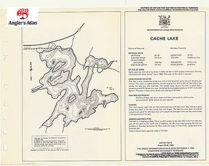 Contour map for Madawaska River, Ontario