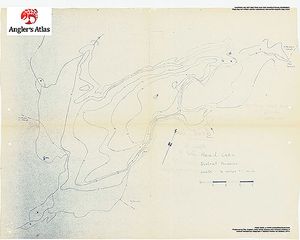 Contour map for Head Lake, Ontario