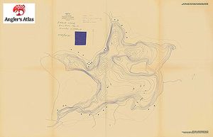 Contour map for Eagle Lake, Ontario