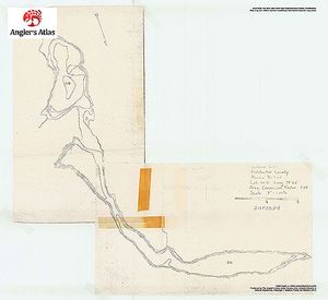 Contour map for Salerno Lake, Ontario