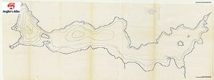 Contour map for Pen Lake, Ontario