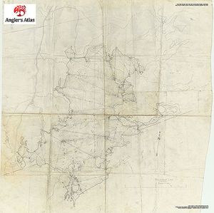 Contour map for Mississauga Lake, Ontario