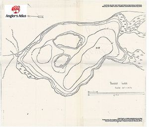 Contour map for Poverty Lake, Ontario