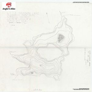 Contour map for Little Dickson Lake, Ontario