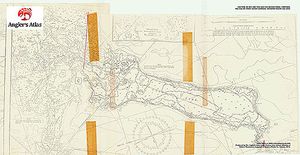 Contour map for Clear Lake, Ontario
