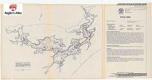 Contour map for Eels Lake, Ontario