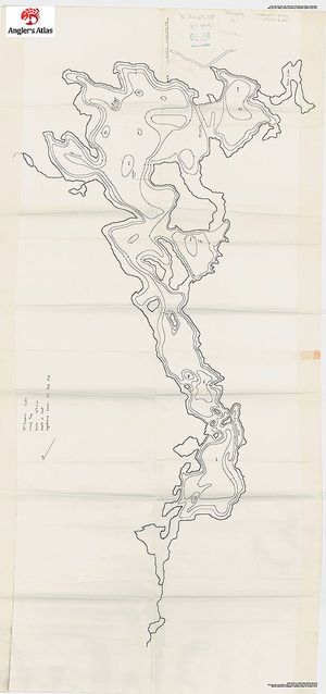 Contour map for Bonnechere River, Ontario