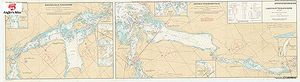 Contour map for Upper Stony Lake, Ontario