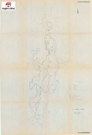 Contour map for Belmont Lake, Ontario