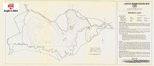 Contour map for Golden Lake, Ontario