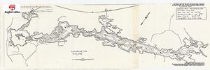 Contour map for Kashwakamak Lake, Ontario