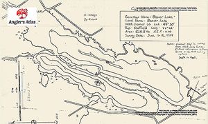 Contour map for Salmon River, Ontario