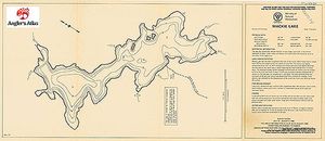 Contour map for Mackie Lake, Ontario