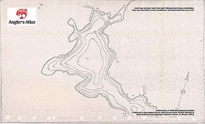 Contour map for Mackie Lake, Ontario