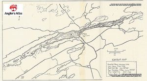 Contour map for Kennebec Lake, Ontario