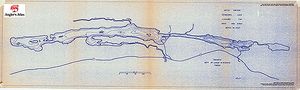 Contour map for Kennebec Lake, Ontario