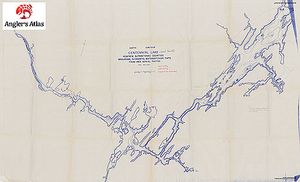 Contour map for Madawaska River, Ontario