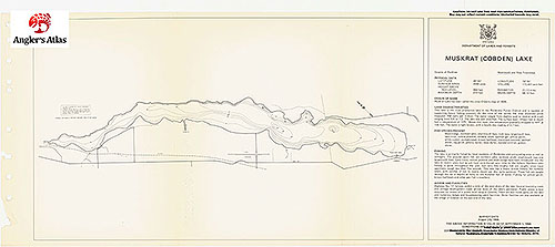 Muskrat Lake Depth Chart