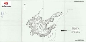 Contour map for Mair Lake, Ontario