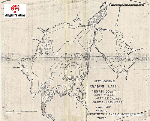 Calabogie Lake Depth Chart