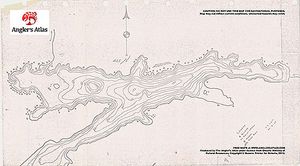 Contour map for Hurds Lake, Ontario