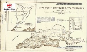 Contour map for White Lake, Ontario