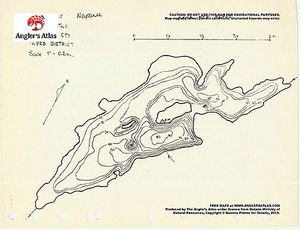 Contour map for White Lake, Ontario