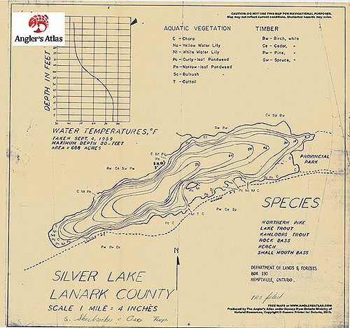 Silver Lake Depth Chart