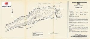 Contour map for Silver Lake, Ontario