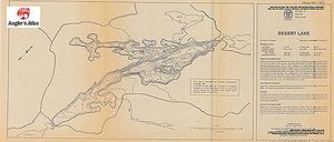 Contour map for Desert Lake, Ontario