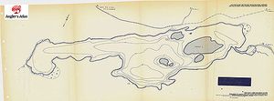 Contour map for Long Lake, Ontario