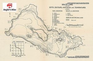 Contour map for South Lake, Ontario