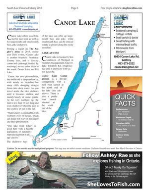 Canoe lake fishing Clearance