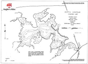 Contour map for Constant Creek, Ontario