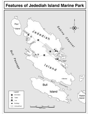 Provincial Park map for Georgia Strait, British Columbia