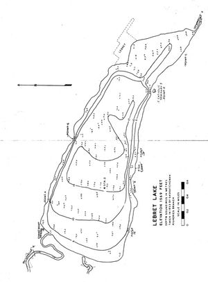 Contour map for Qu'Appelle River, Saskatchewan